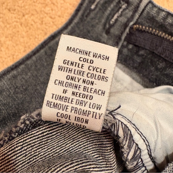 RSQ Low Rise Micro Mini Skirt Women Size 2 Waist 25 Charcoal Grey Denim Festival - Picture 8 of 10